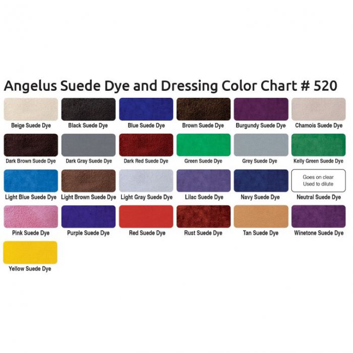 Angelus Suede Dye Dark Brow 3oz