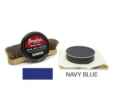 navy leather polish