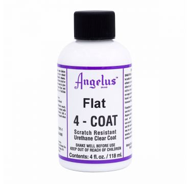 Angelus Flat 4-Coat Urethane Clear Coat, 4 oz