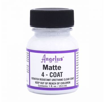 Angelus Matte 4-Coat Urethane Clear Coat, 1oz